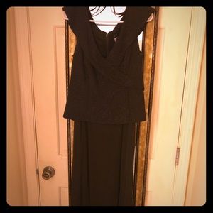 NWOT Size 12 Brown glitter Evening gown